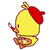 黄色可爱小鸡0018