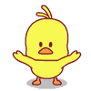 黄色可爱小鸡0021